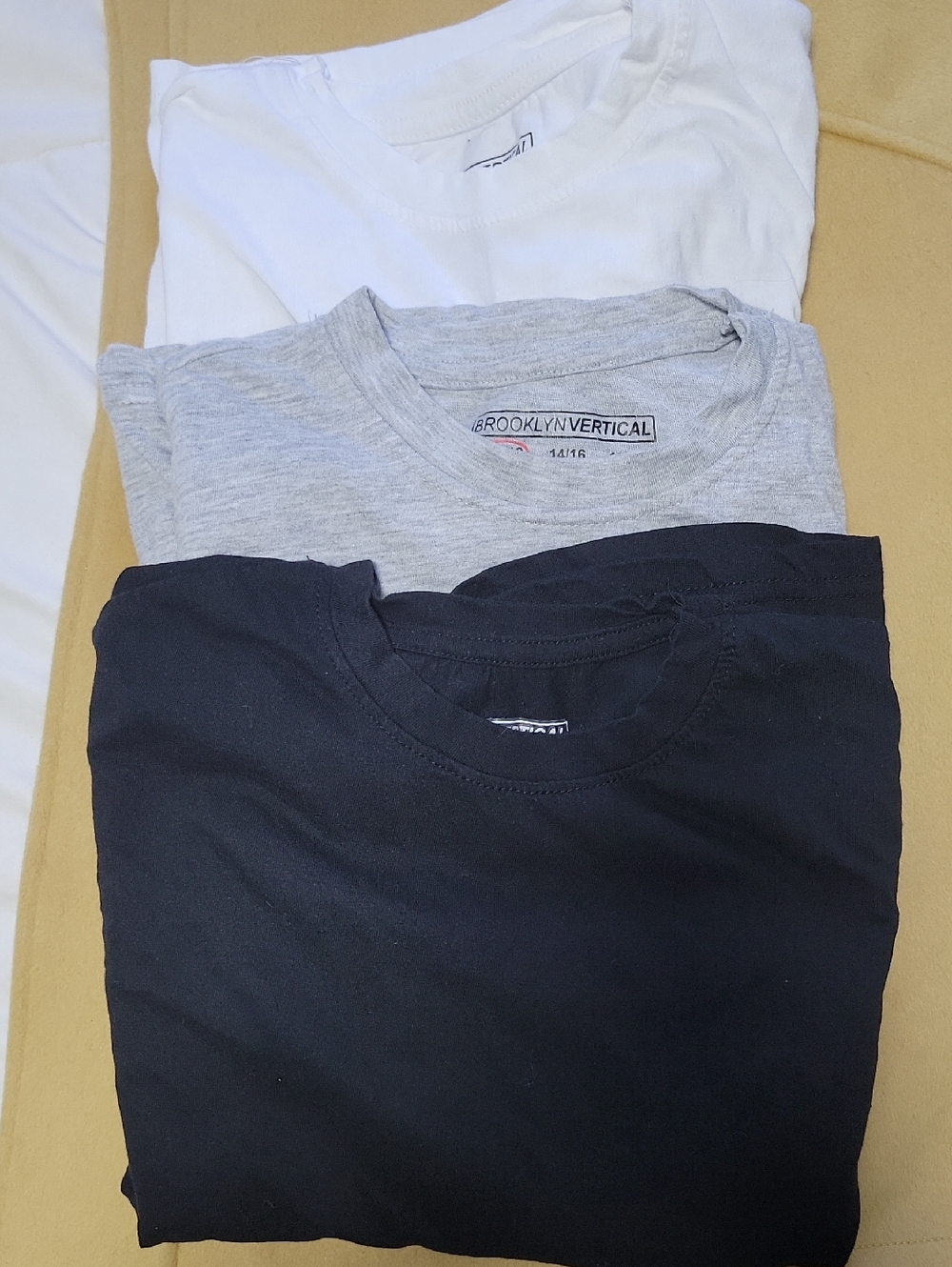 3 Pack Kids Cotton Long Sleeve